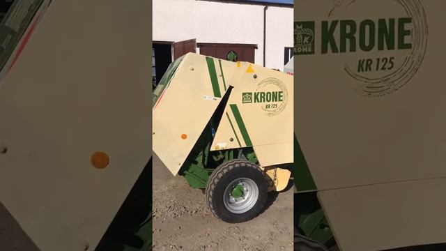 Пресс подборщик Krone KR 125 (проверка на МТЗ 80 перед отправкой) смотреть онлайн