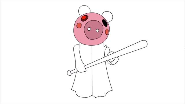 How To Draw Roblox Piggy | ROBLOX DRAWING смотреть онлайн