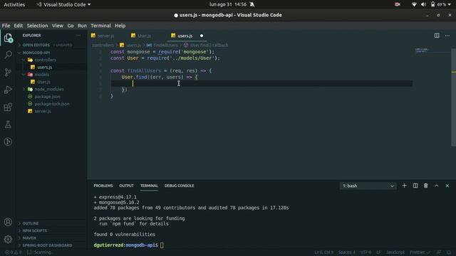 Como crear una API REST en Node.js con MongoDB смотреть онлайн