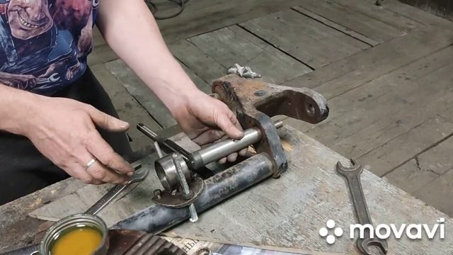 ремонт МАЗ 5440.стабилизатор кабины. смотреть онлайн