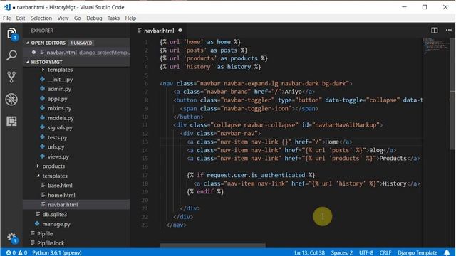Django Quick Tip #2 - Add Active Link Class in Django Templates смотреть онлайн