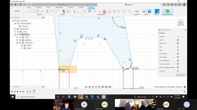 Fusion 360 - Sketching: explaining drawing elements, tools, constraints and dimensions смотреть онлайн