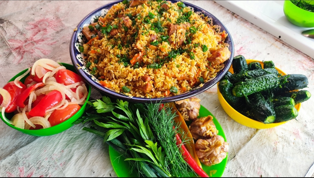 Узбекский плов в казане на костре! Простой и доступный рецепт.Вкуснятина!!!#ПоварОтБога