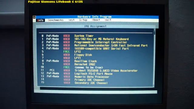 Fujitsu Siemens Lifebook C 6135 смотреть онлайн