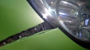 Opel  Corsa remove the front bumper  -  Opel  Corsa снимаем передний бампер