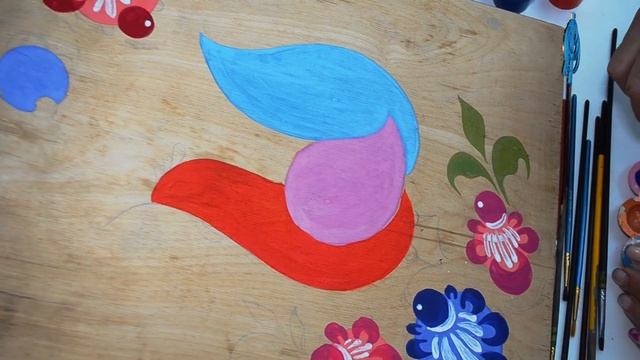 Городецкая роспись смотреть онлайн