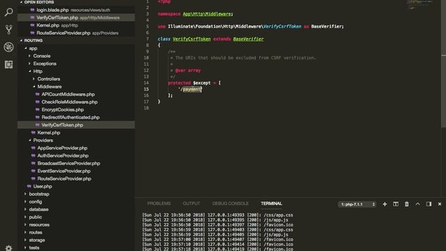 தமிழ் மொழியில் Laravel (5.3) php framework - Part 12 (CSRF Protection) смотреть онлайн