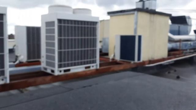 Давний объект. ВРВ система кондиционирования с центральным пультом и ККБ +приточка. смотреть онлайн