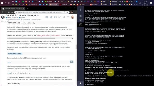 CentOS 8 Üzerinde Linux, Apache, MariaDB, PHP (LAMP) Kurulumu смотреть онлайн
