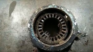 Перемотка электродвигателя своими руками. Двигатель 600 Вт. 1500 об/мин.