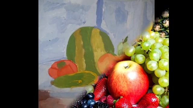 Выставка детского рисунка "Дары природы" смотреть онлайн