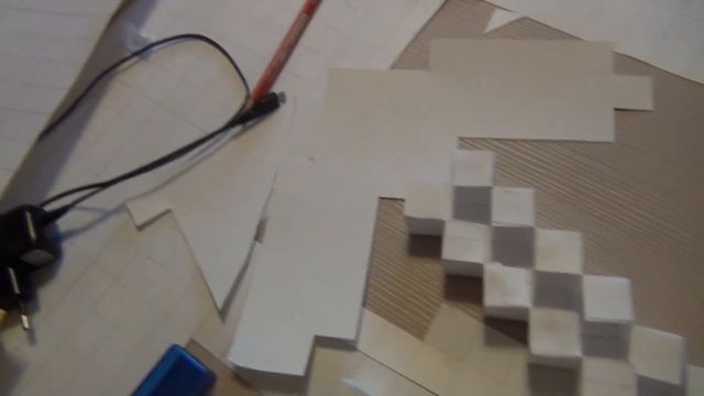 Papercraft|№7 |Как сделать бумажную кирку из майнкрафта? смотреть онлайн