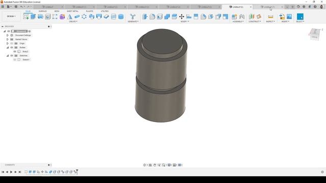 Челлендж Fusion 360: способы создания канавки на цилиндре смотреть онлайн