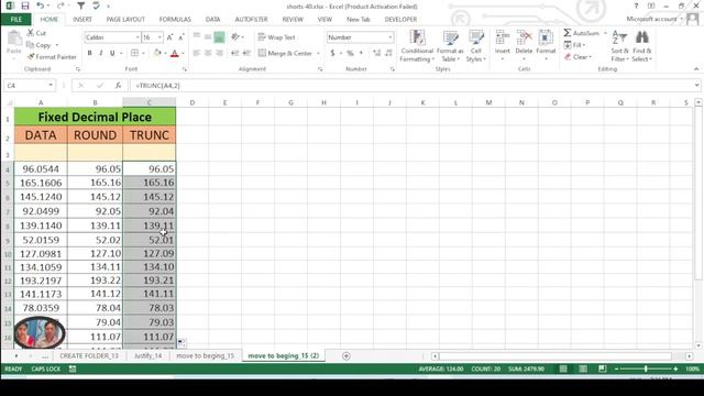 Excel Tips: Fixing Decimal Places using TRUNC Function in Excel смотреть онлайн