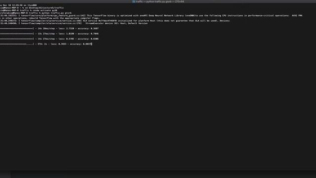 CS50's Introduction to Artificial Intelligence with Python: Project 5 (Traffic) смотреть онлайн