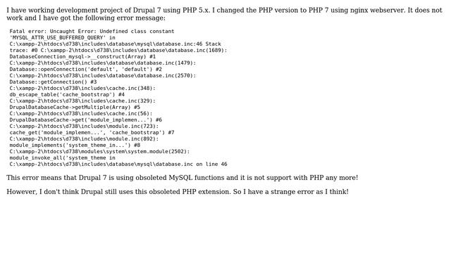 Drupal: Does Drupal work with PHP 7? смотреть онлайн