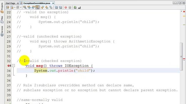 Core Java- Bangla Tutorial(Exception Overridden Rules)- Class 44 смотреть онлайн