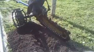 Траншеекопатель для мотоблока Нева работа