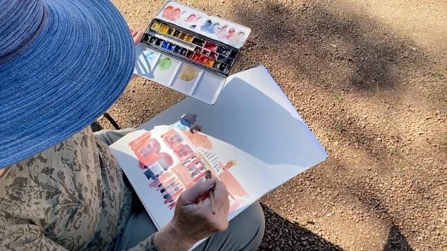 Urban Sketching at Joburg's Oldest House // Paint First, Draw Later смотреть онлайн