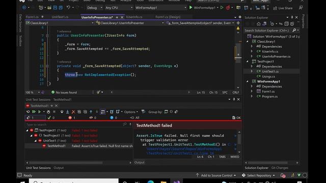 Making Windows Forms Testable Using The MVP Pattern смотреть онлайн