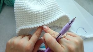 шапка крючком на все детские возраста