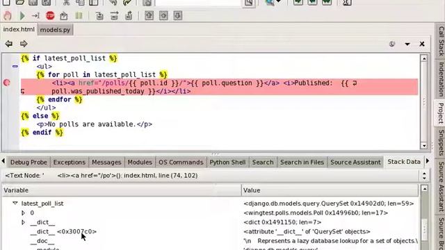 Debug Django Template Files in Wing IDE смотреть онлайн