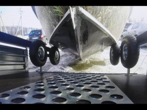 Прицеп бортовой МЗСА 817717 для лодки алюминиевой. Стапель для лодки. ЦЛП АРИВА.