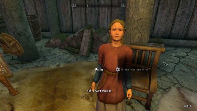 Serana makes fun of Skyrim's "feature" смотреть онлайн