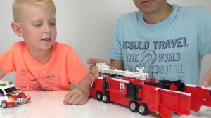 Трансформеры. Карбот Гигантский робот трансформируется в пожарную машинку и скорую помощь