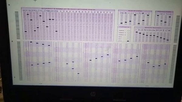 OMR detection using Python OpenCV using Digital Image Processing without template matching