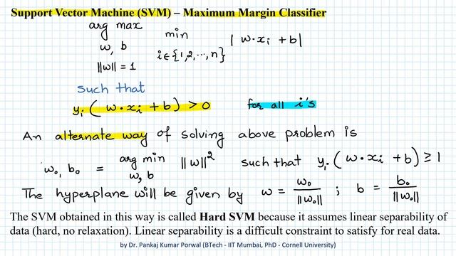Explanation of Linear Separability Constraint Support Vector Machine ( SVM ) Machine Learning смотреть онлайн
