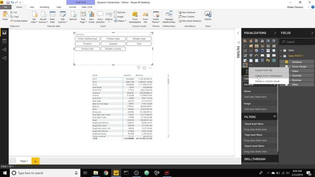 Power BI - Dynamic Hierarchies смотреть онлайн
