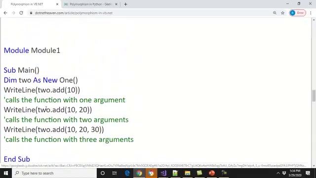 Polymorphism in Object Oriented and Python смотреть онлайн