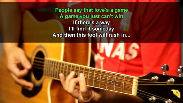 Put your head on my shoulder - Paul Anka (Acoustic karaoke) смотреть онлайн
