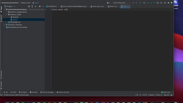 Pycharm git file create / add / commit / push смотреть онлайн