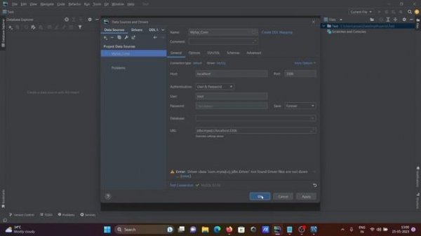 How to connect MySQL with datagrip