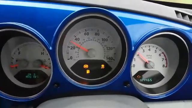 B409 - gearbox test Chrysler PT Cruiser рест 2.4i / EDZ / 5МКПП смотреть онлайн