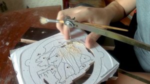 ВЫПИЛИВАНИЕ РИСУНКА РУЧНЫМ ЛОБЗИКОМ