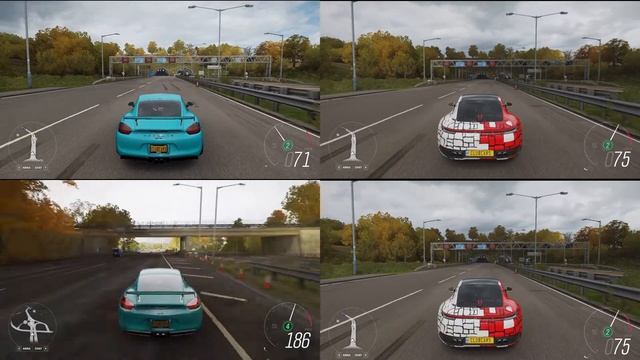 PORSCHE CAYMAN GT4 VS PORSCHE 911 CARRERA S - FORZA HORIZON 4 смотреть онлайн