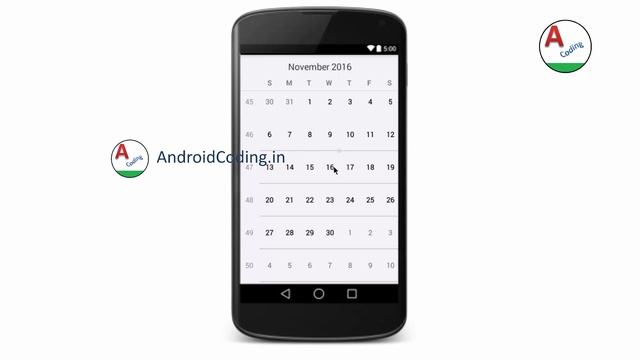 Android Calendar смотреть онлайн