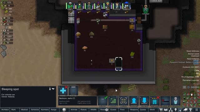 Rimworld 1 3 SoB Eps 3 - first attacks, first prisoners, tea and cawfee! смотреть онлайн