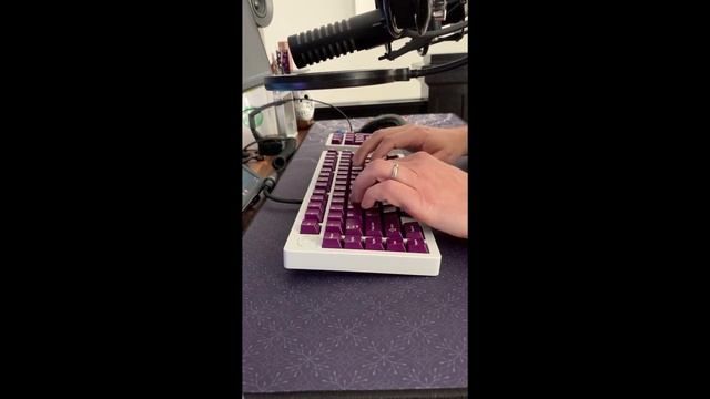 Allison Prototype Keyboard - Typing Test смотреть онлайн