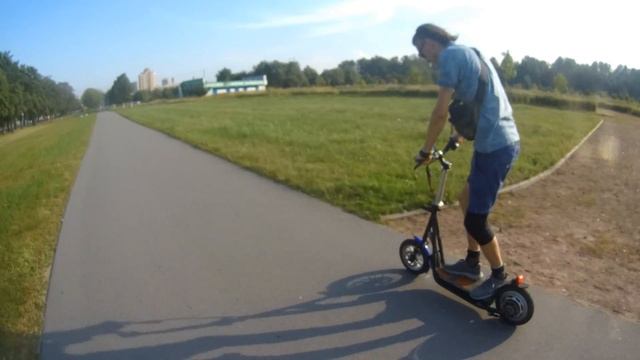 DIY escooter fun ride | самодельный электросамокат смотреть онлайн