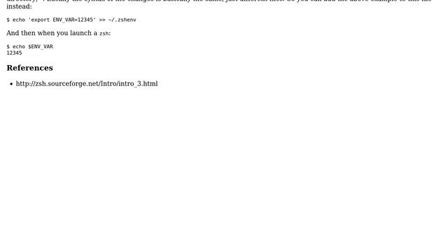 Apple: How to add permanent environment variable in zsh? (4 Solutions!!) смотреть онлайн