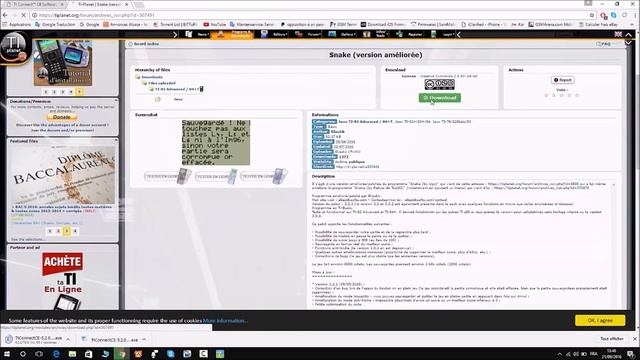 (TUTO FR) INSTALLER DES JEUX SUR VOTRE CALCULATRICE TI 82 ADVANCED (TI 82 -TI83) смотреть онлайн