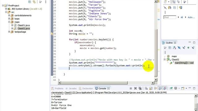 Java Programming #27 EntrySet part2 смотреть онлайн