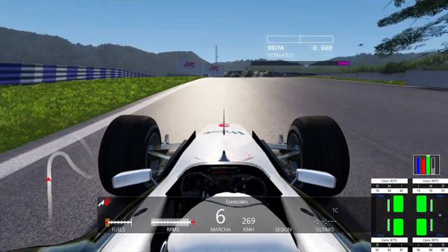 Assetto Corsa F1 2001 McLaren MP4-16 at Vitus Parc GP (M. Häkkinen) hotlap смотреть онлайн