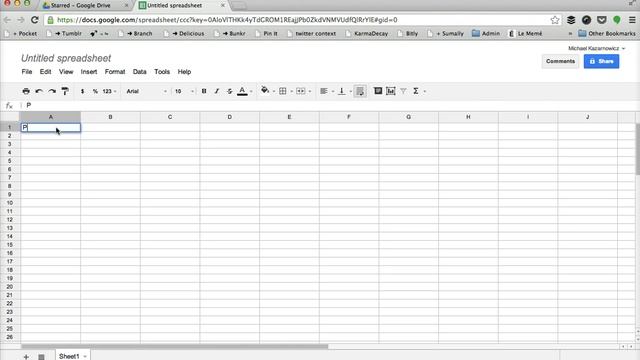 Google Docs Spreadsheet celebrates Pride смотреть онлайн