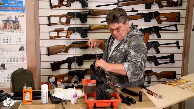 Чистим Kalashnikov TG2! Разбираем и собираем АК-366 Lancaster! смотреть онлайн