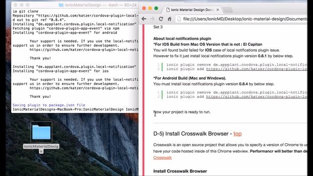Ionic Material Design Installation 4.0 смотреть онлайн